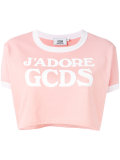 logo cropped T-shirt 
