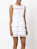 ruffle detail sleeveless dress