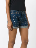 studded denim shorts 