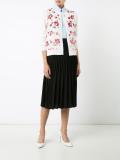 embroidered flowers cardigan 
