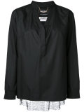 lace layered blouse