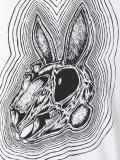 bunny print T-shirt