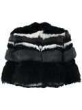 fur cropped jacket