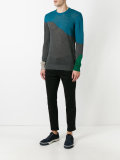 colour block jumper