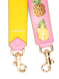pineapple print bag strap
