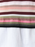layered striped jumper