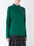 button detail blouse 