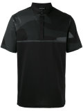 contrast polo shirt