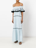 ruffle maxi dress