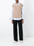 boat neck knitted top