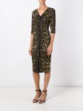 leopard print dress