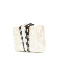 contrast detail clutch bag