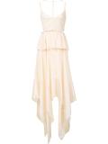 handkerchief hem slip dress