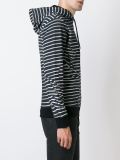 'Swallow' striped hoodie 
