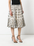 butterflies pleated skirt 