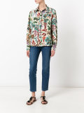 floral print shirt