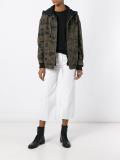 raw edge cropped jeans