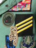 patch detail military jacket 