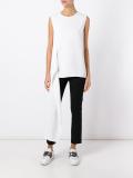 asymmetric draped top