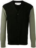 poplin sleeve cardigan