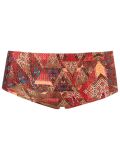 abstract print swim trunks