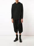 V-neck hoodie