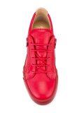 zip detail low sneakers