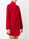 panel detail trench coat