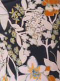 3/4 length, floral print trousers