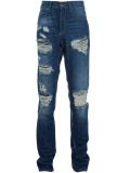 distressed jeans
