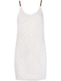 sleeveless lace beach dress