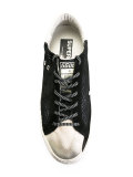 distressed low-cut trainers