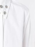 three-quarters sleeve studded shirt