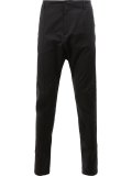 dropped crotch tapered trousers