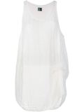 Sleeveless Threaded Asymmetric Top