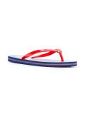 heart print flip flops