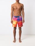 printed swim shorts