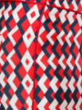 geomtric print cropped trousers 