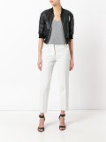 cropped bomber jacket