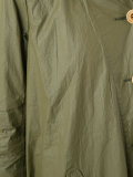 button up raincoat 