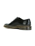 embellished lace up shoes