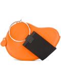curved flat crossbody bag