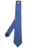 bee embroidered tie