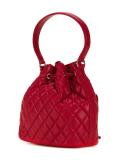 medium quilted bucket tote