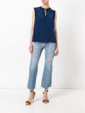 gathered neck top
