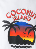 'coconut island' print T-shirt