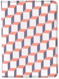 geometric print passport case