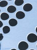 diamond print spotted dress