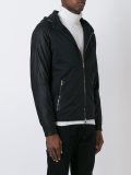 hooded zipped jacket