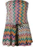 chevron knit playsuit
